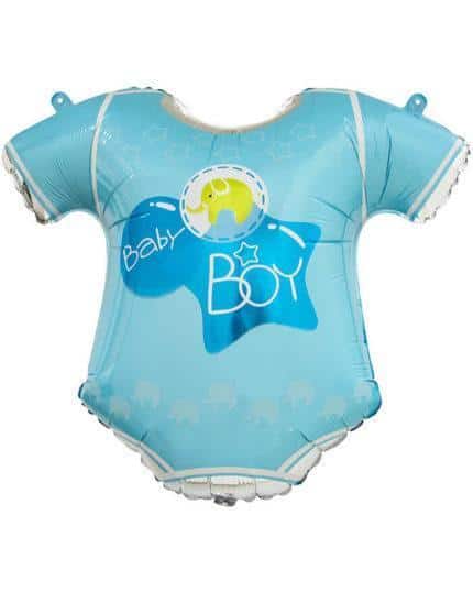 Боди для мальчика, Голубой 58 см